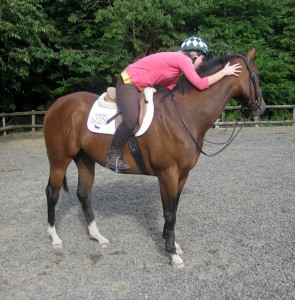 Just telling him how pleased I am with his progress :)