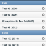 select your dressage test