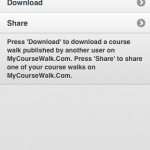 course menu
