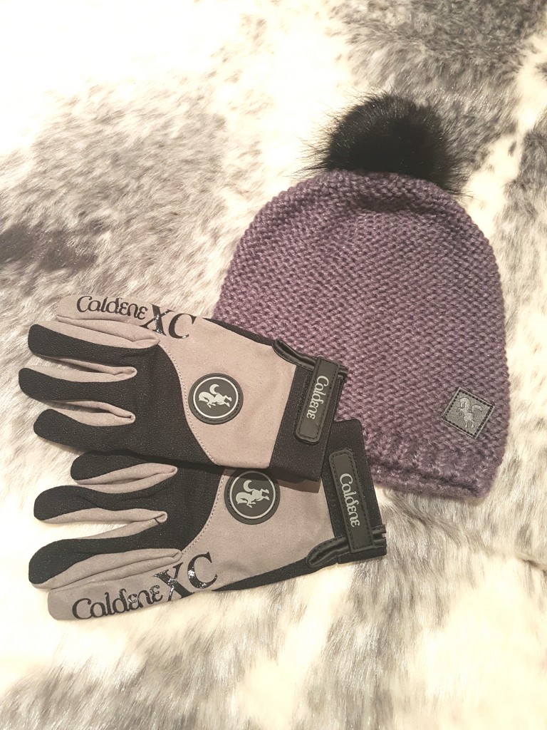 bobble hat and gloves
